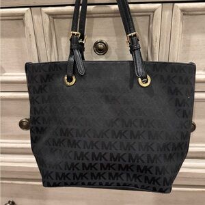 Michael Kors Black Monogram Tote